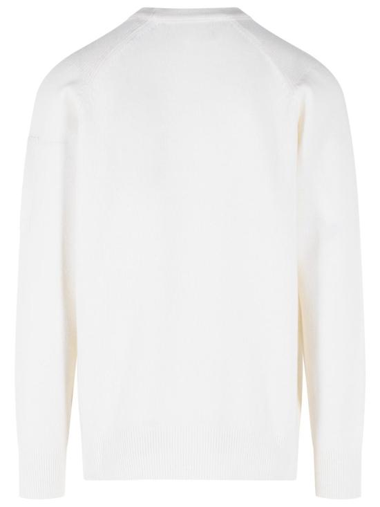 26FW 씨피 컴퍼니 스웨터 21CMKN085A 110149A103 White - C.P. COMPANY