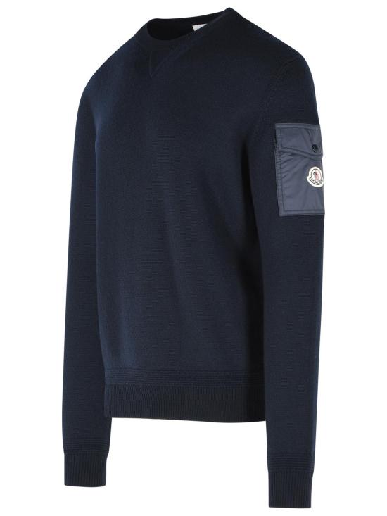 26FW 몽클레어 긴팔 티셔츠 091 9C000 01 M1131776 Blue - MONCLER