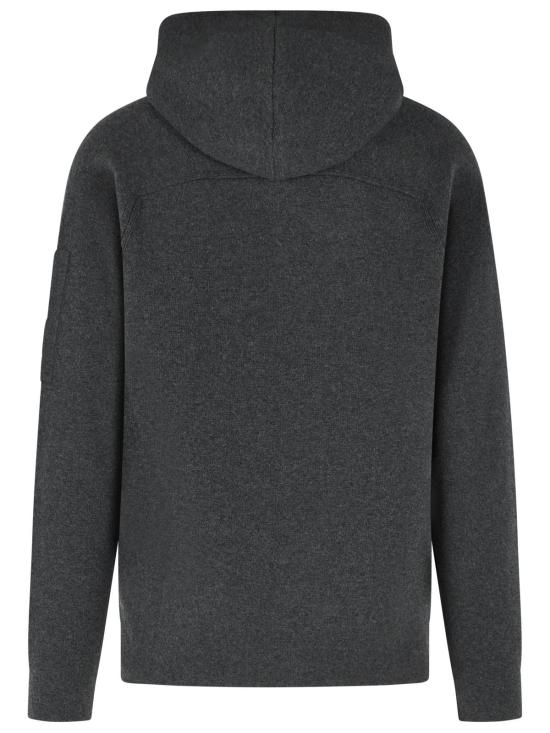 26FW 씨피 컴퍼니 후드 티셔츠 21CMKN098A 110149A978 Grey - C.P. COMPANY