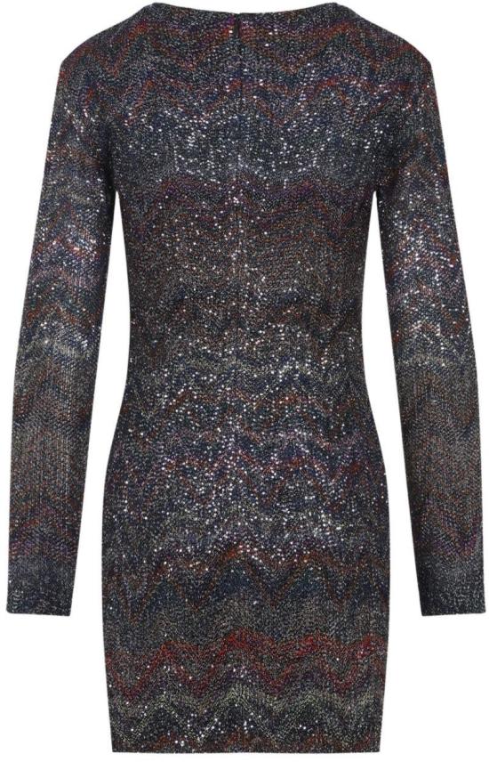 25FW 미소니 숏 원피스 DS25WG1NBC005GS91P6 BLACK - MISSONI