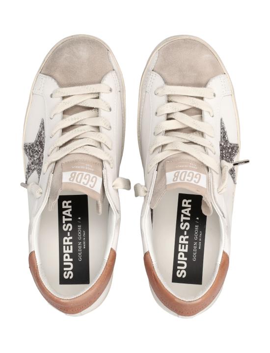26FW 골든구스 SUPER STAR 슈퍼 스타 클래식 스니커즈 GWF00101F008719 12524 WHITE BEIGE CINEDER BROWN - GOLDEN GOOSE