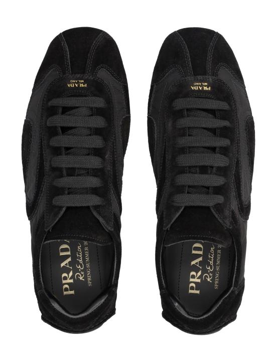 26SS 프라다 몬테카를로 리에디션 2005 스웨이드 스니커즈 4E1165FG001D7R F0002 Nero - PRADA