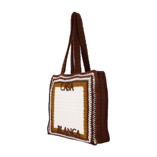 26FW 카사블랑카 토트백 A BAG 195 01 brown - CASABLANCA