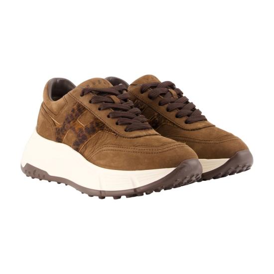 26FW 호간 스니커즈 HXW6690FR30VH8 0R1D BROWN - HOGAN