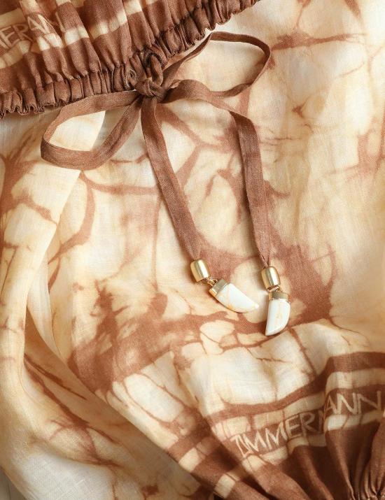 26FW 짐머만 블라우스 8280TSS262 CHTD Beige - ZIMMERMANN