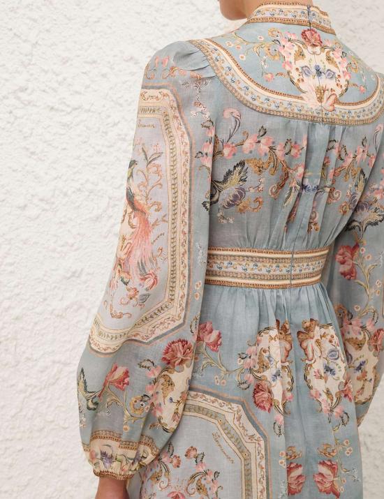 26FW 짐머만 미디 원피스 3501DSS264 BTPF Azzurro - ZIMMERMANN