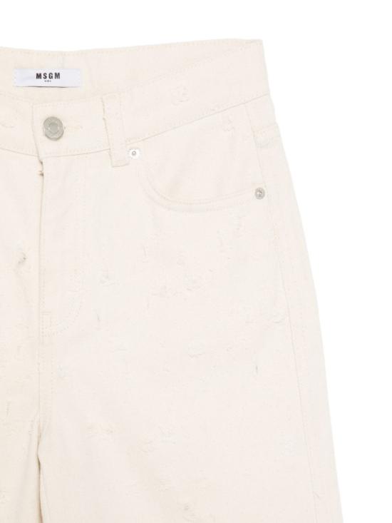 26SS [키즈] 엠에스지엠 쇼츠/버뮤다 S6MSJBBE148 013 Bianco - MSGM
