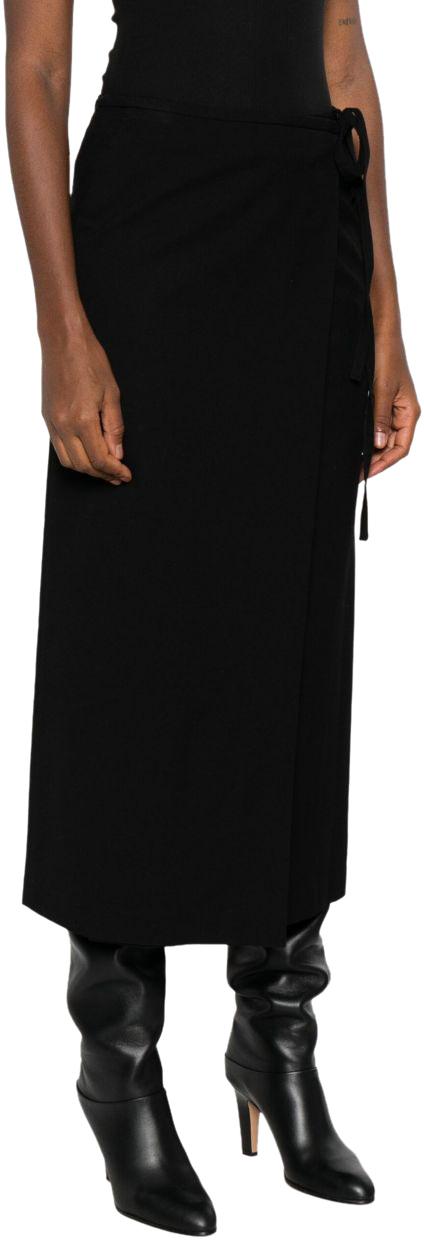 25FW 던스트 롱 스커트 UDSK5C207BK BLACK - DUNST