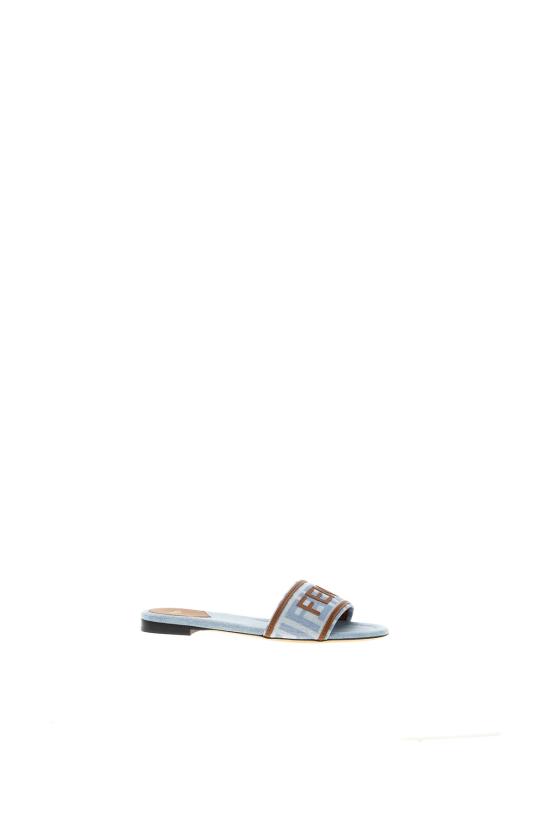 26FW 펜디 뮬/슬리퍼 8R8092AY2Z F1XIA DENIM - FENDI