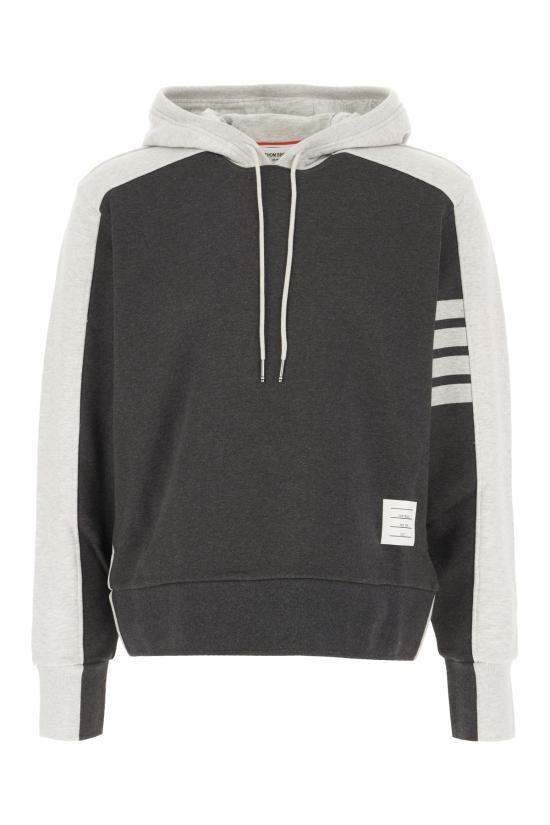 26FW 톰브라운 후드 티셔츠 MJT579A00535 949 DARK GREY PALE GREY
