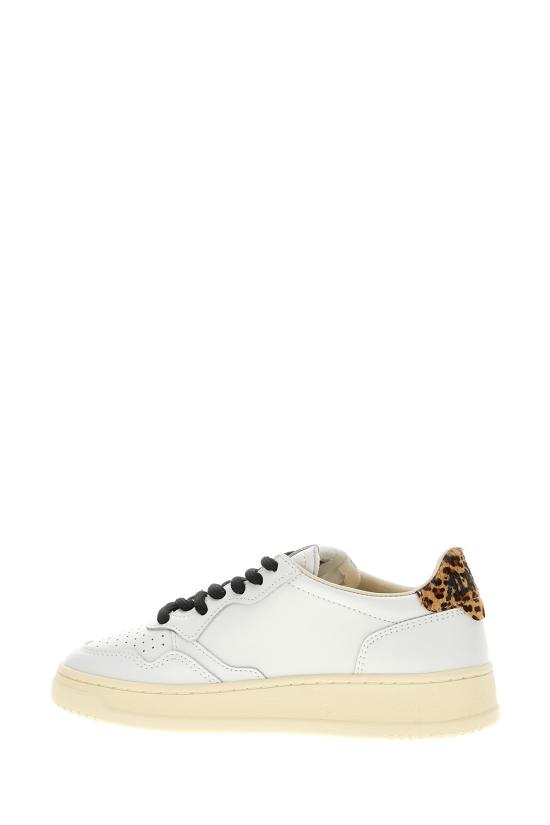 26FW 오트리 메달리스트 로우 레더 스니커즈 AULWOC02 WHTLEOPARD WHITE LEOPARD - AUTRY