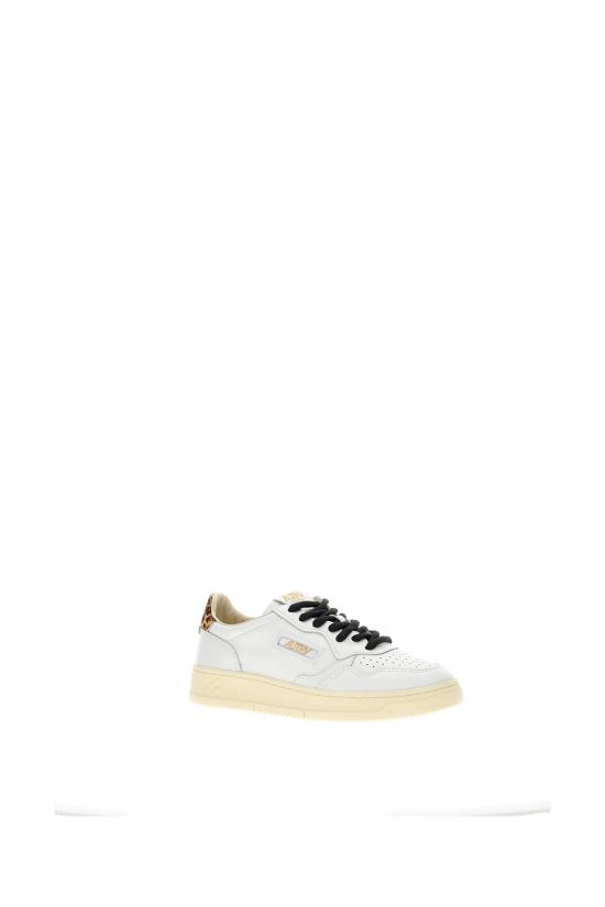 26FW 오트리 메달리스트 로우 레더 스니커즈 AULWOC02 WHTLEOPARD WHITE LEOPARD - AUTRY
