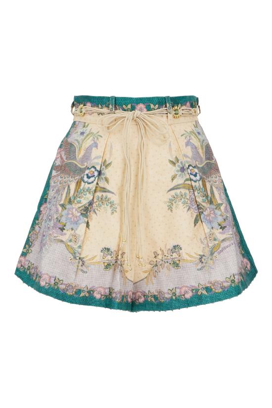 26FW 짐머만 숏팬츠 8632ASS262 CSCFL CREAM SCARF FLORAL