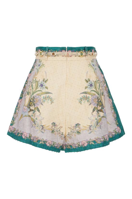 26FW 짐머만 숏팬츠 8632ASS262 CSCFL CREAM SCARF FLORAL - ZIMMERMANN