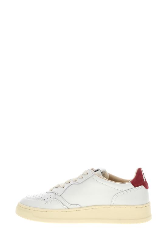 26FW 오트리 메달리스트 로우 레더 스니커즈 AULWBJ01 WHTDEEPCLARET WHITE DEEP CLARET - AUTRY