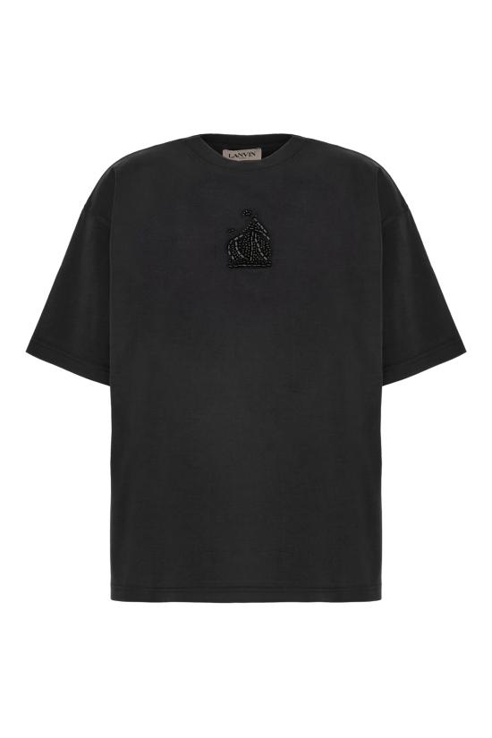 26FW 랑방 반팔 티셔츠 RWTS0030J040A26 10 BLACK