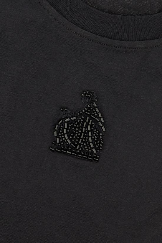 26FW 랑방 반팔 티셔츠 RWTS0030J040A26 10 BLACK - LANVIN
