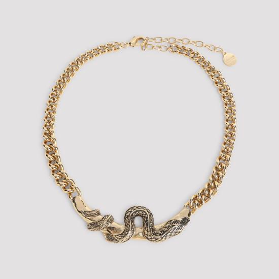 26FW 로베르토 카발리 목걸이/팬던트 WKG013 AM001 00139 OLD GOLD - ROBERTO CAVALLI