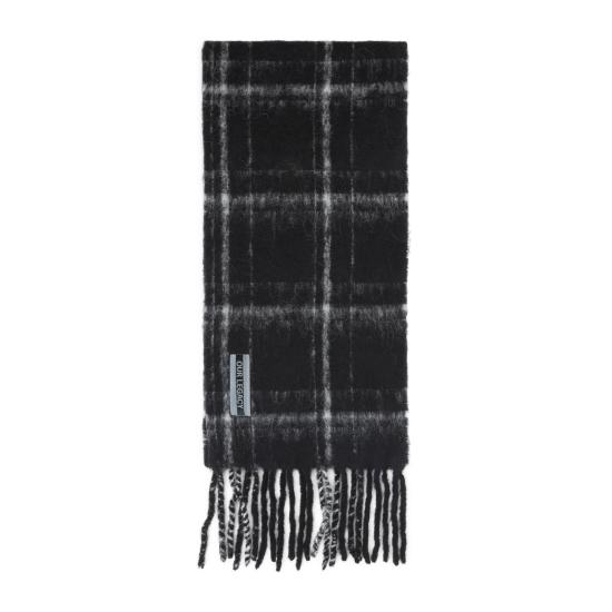 26FW 아워레가시 머플러/스카프 A4248EBF BLACK FUZZY ALPACA CHECK - OUR LEGACY