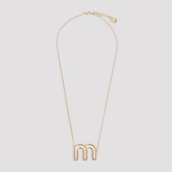 26FW 미우미우 목걸이/팬던트 5IC354 2G9S F0056 ORO - MIU MIU