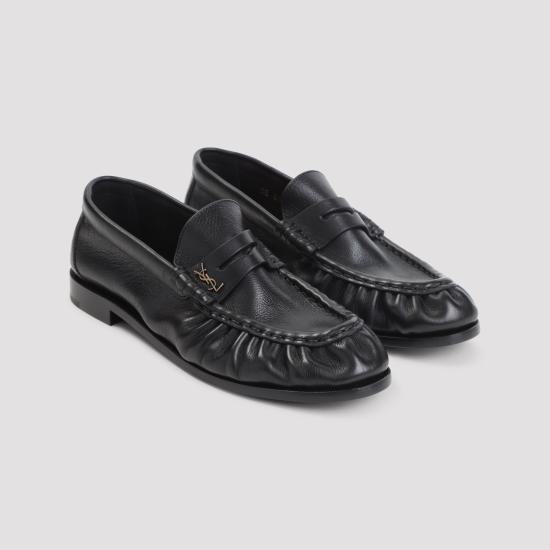 26FW 생로랑 로퍼 818908 25VAA 1000 NERO - SAINT LAURENT