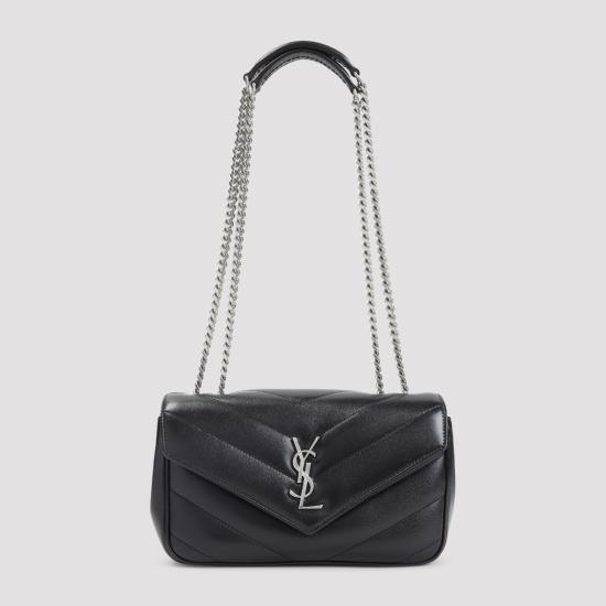 26FW 생로랑 루루 스몰 마테라쎄 램스킨 숄더백 801437 AAE4Y 1000 NERO - SAINT LAURENT