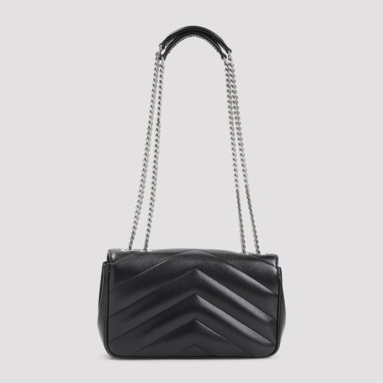 26FW 생로랑 루루 스몰 마테라쎄 램스킨 숄더백 801437 AAE4Y 1000 NERO - SAINT LAURENT
