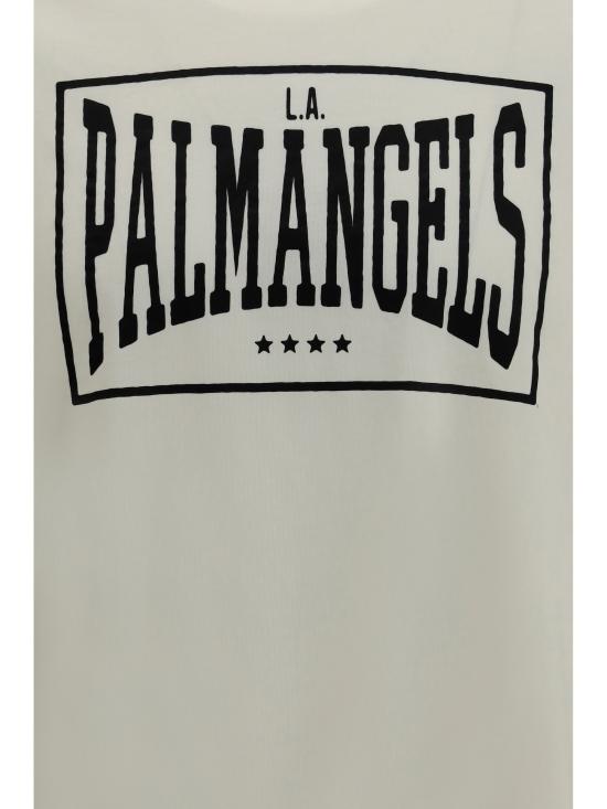 26FW 팜앤젤스 반팔 티셔츠 PAMAA003JR004 0310 CREAM - PALM ANGELS