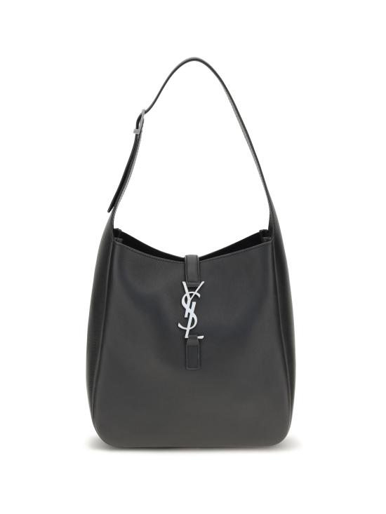 26FW 생로랑 LE 5 A 7 서플 스몰 그레인드 레더백 713938AACQG 1000 BLACK