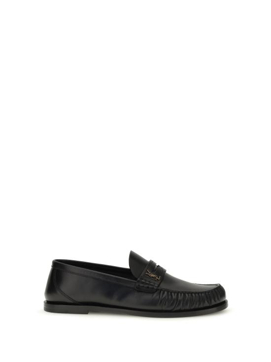 26FW 생로랑 모노그램 레더로퍼 820648AAELH 1000 BLACK