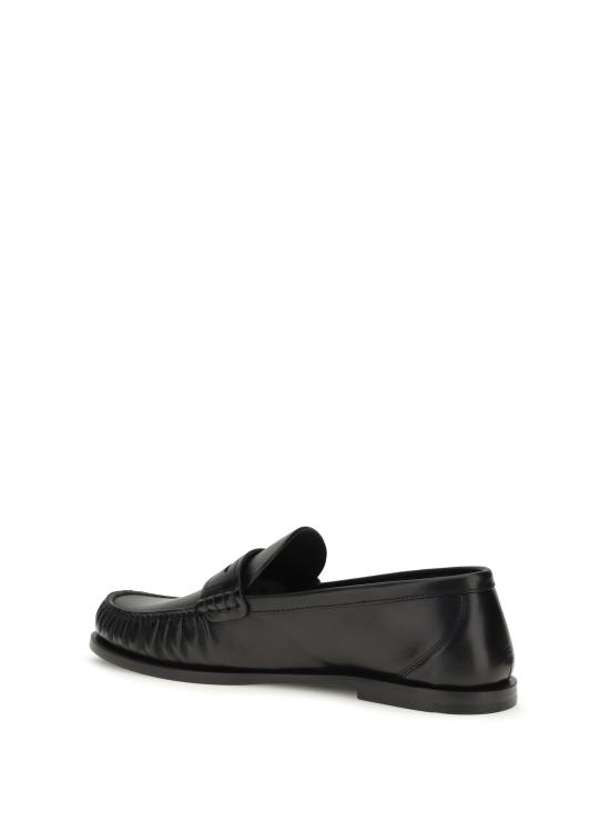 26FW 생로랑 모노그램 레더로퍼 820648AAELH 1000 BLACK - SAINT LAURENT