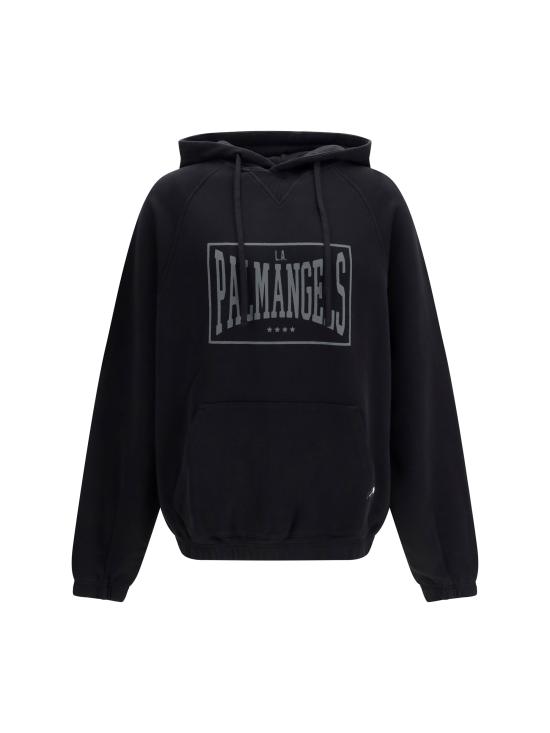 26FW 팜앤젤스 후드 티셔츠 PAMBB004FL001 1009 BLACK