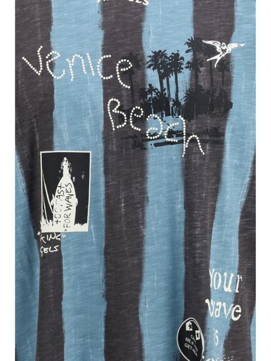 26FW 팜앤젤스 반팔 티셔츠 PAMAA009JR001 1045 LIGHT BLUE - PALM ANGELS
