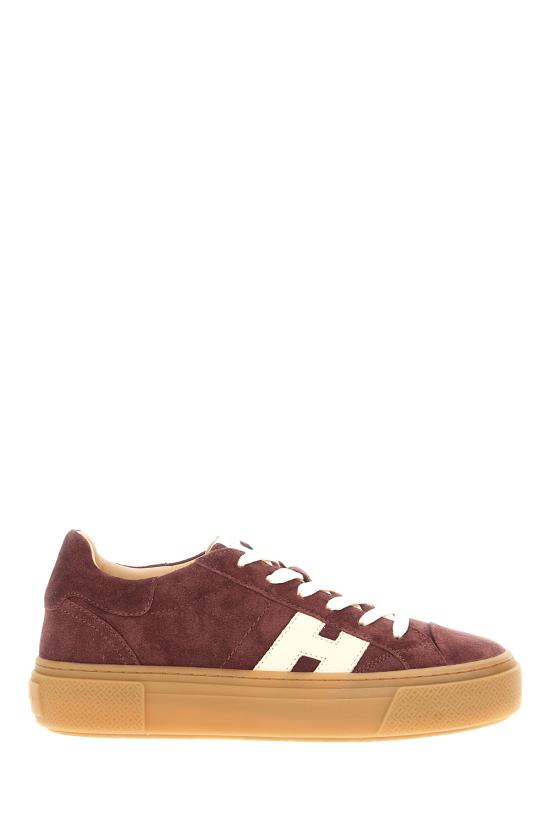 26FW 호간 크로스윈드 스니커즈 호간 HXW7050GB00UHT 0FD8 BORDEAUX BEIGE