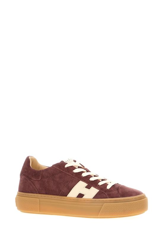 26FW 호간 크로스윈드 스니커즈 호간 HXW7050GB00UHT 0FD8 BORDEAUX BEIGE - HOGAN