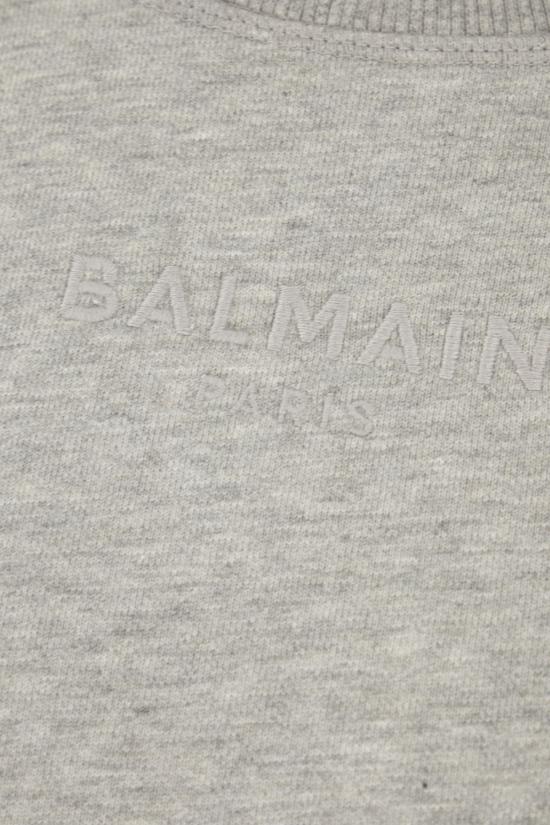 26FW 발망 후드 티셔츠 HH1JQ130BD10 YHD GRIS CHINE - BALMAIN