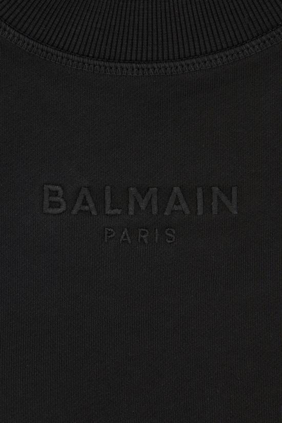 26FW 발망 후드 티셔츠 HH1JQ130BD10 EAP NOIR - BALMAIN
