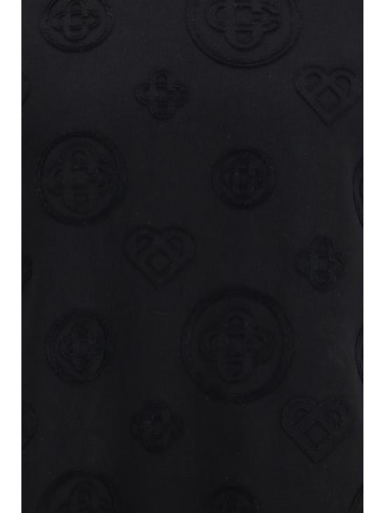 26FW 카사블랑카 반팔 티셔츠 MPF26JTS04401 BLACK - CASABLANCA