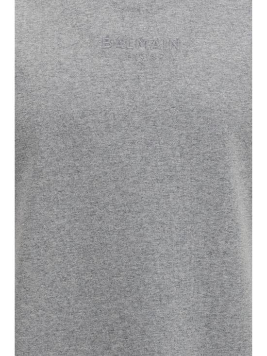 26FW 발망 반팔 티셔츠 GH0EG000BD10 YHD GREY - BALMAIN