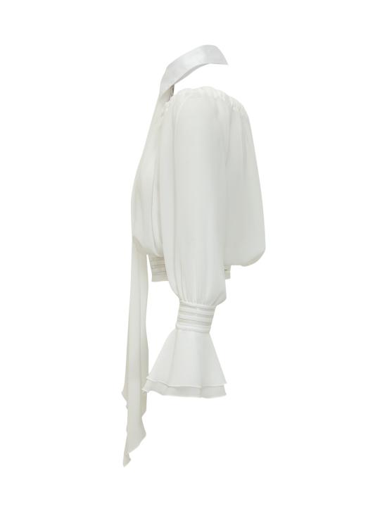 26SS 엘리자베타프랜치 블라우스 CA13561E2 X88 AVORIO BIANCO - ELISABETTA FRANCHI
