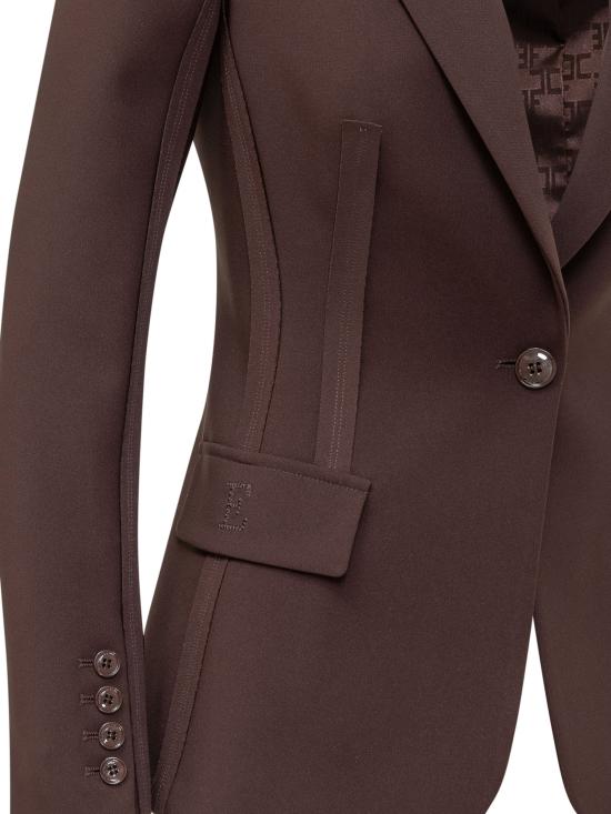 26SS 엘리자베타프랜치 수트 자켓 GI21661E2 644 CACAO - ELISABETTA FRANCHI