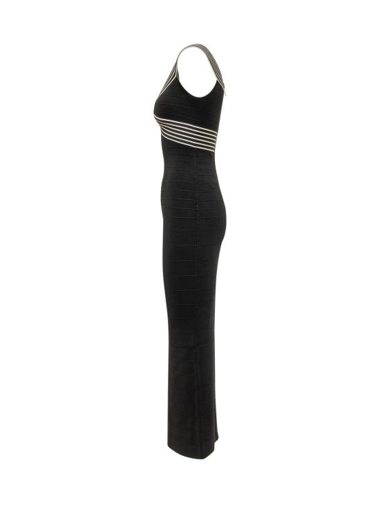 26SS 엘리자베타프랜치 원피스 AM75S61E2 685 NERO BURRO - ELISABETTA FRANCHI