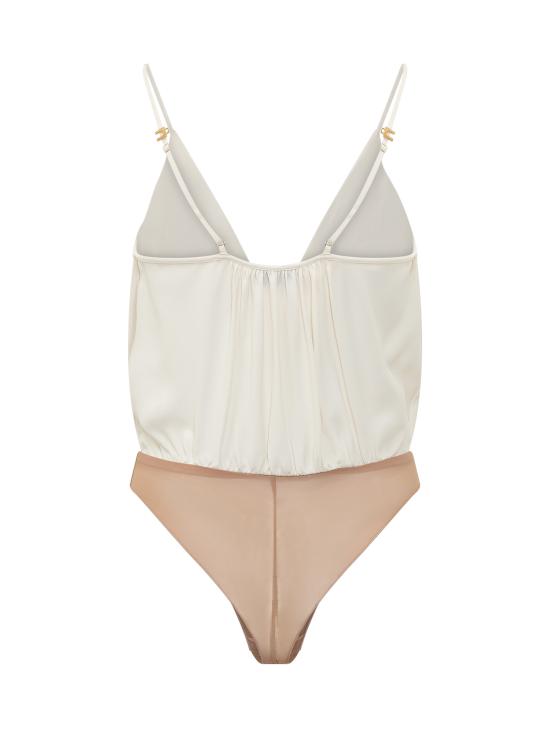 26SS 엘리자베타프랜치 바디수트 티셔츠 BO01461E2 193 BURRO - ELISABETTA FRANCHI