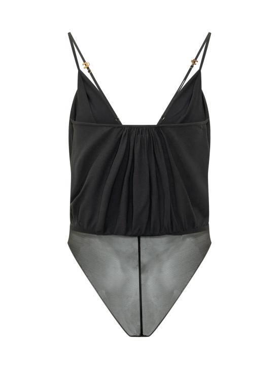 26SS 엘리자베타프랜치 바디수트 티셔츠 BO01461E2 110 NERO - ELISABETTA FRANCHI