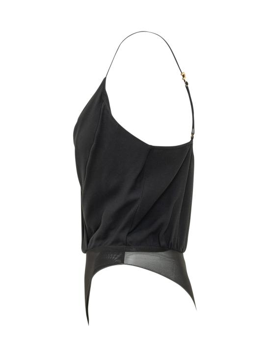 26SS 엘리자베타프랜치 바디수트 티셔츠 BO01461E2 110 NERO - ELISABETTA FRANCHI