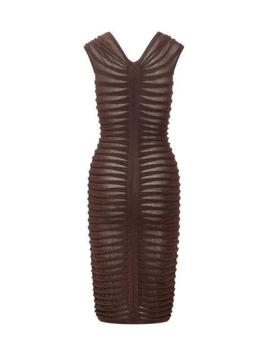26SS 엘리자베타프랜치 원피스 AM26T62E2 644 CACAO - ELISABETTA FRANCHI