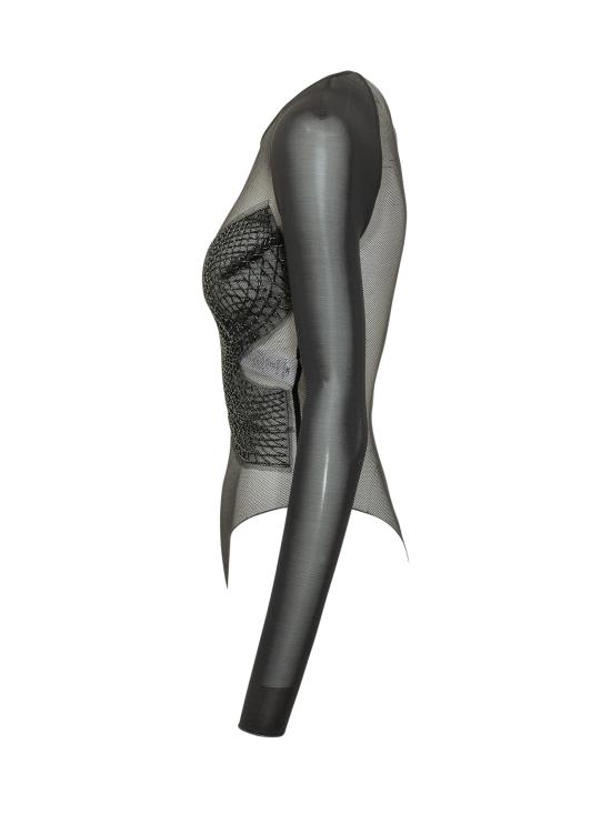 26SS 엘리자베타프랜치 바디수트 티셔츠 BO01061E2 110 NERO - ELISABETTA FRANCHI
