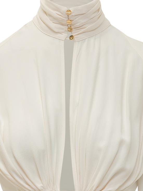 26SS 엘리자베타프랜치 블라우스 CA15862E2 193 BURRO - ELISABETTA FRANCHI