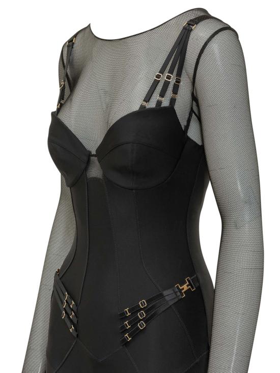 26SS 엘리자베타프랜치 원피스 TU05661E2 110 NERO - ELISABETTA FRANCHI
