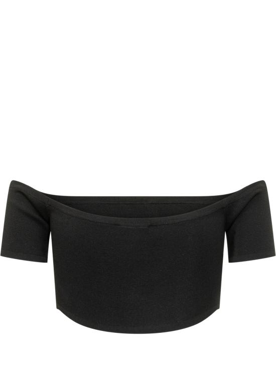 26SS 엘리자베타프랜치 반팔 티셔츠 TK86B62E2 110 NERO - ELISABETTA FRANCHI